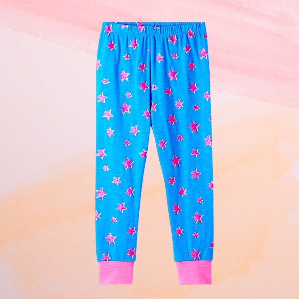 Twinkle Star Dreamwear – Blue & Pink Pajama Set for Girls 4T NWT Cotton - Picture 5 of 7